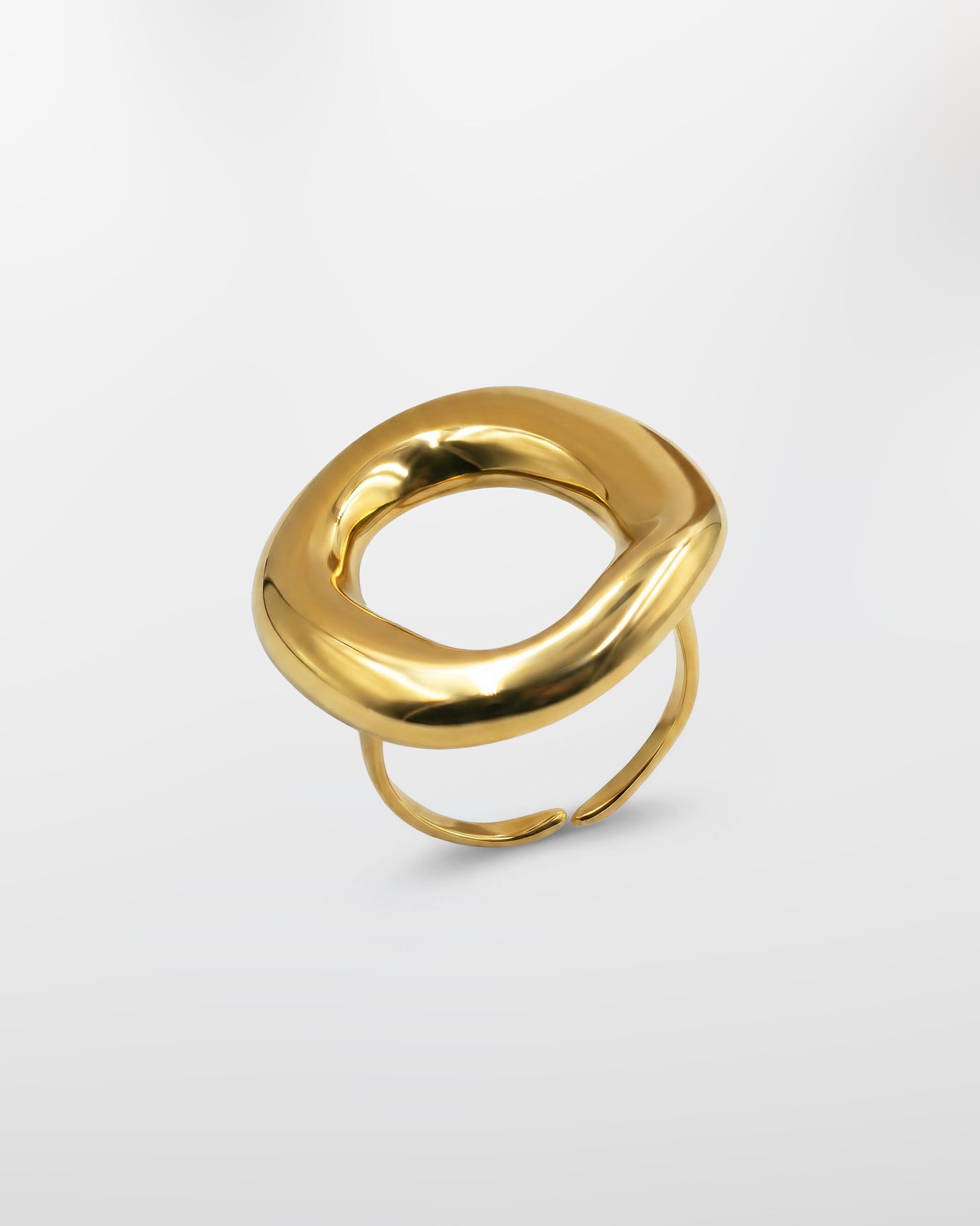 Anel Donna Ajustável Dourado
