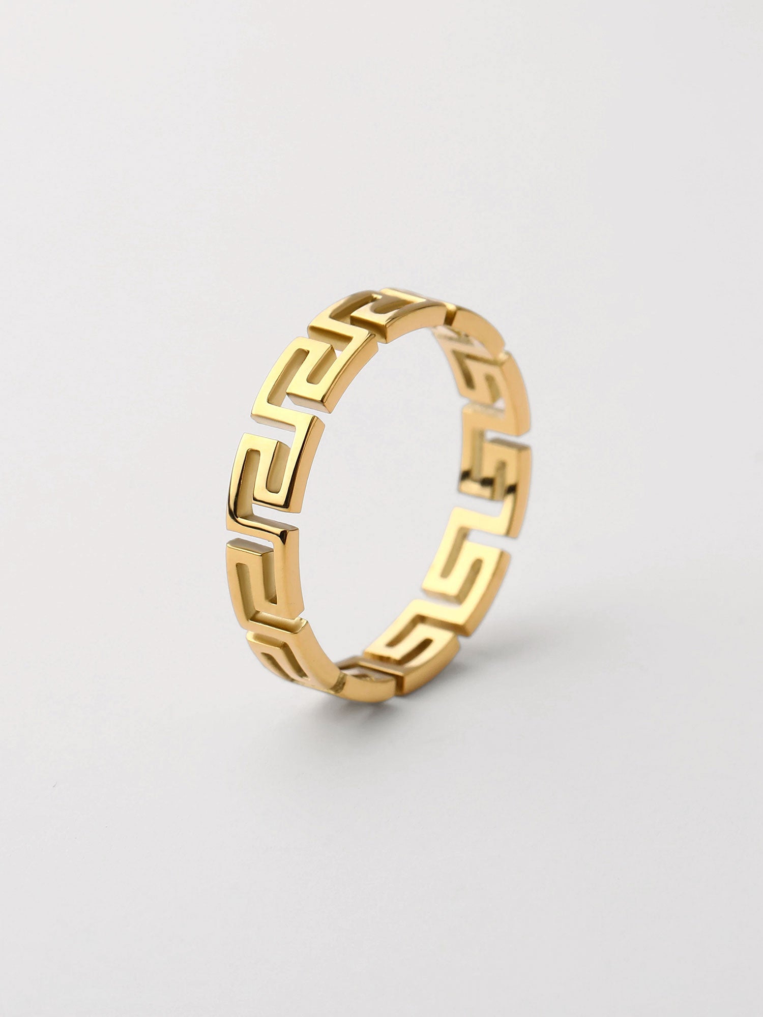 Anel entrelazado Dourado