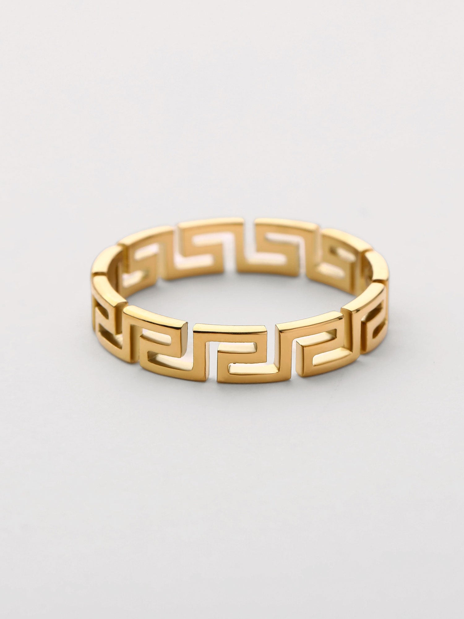 Anel entrelazado Dourado
