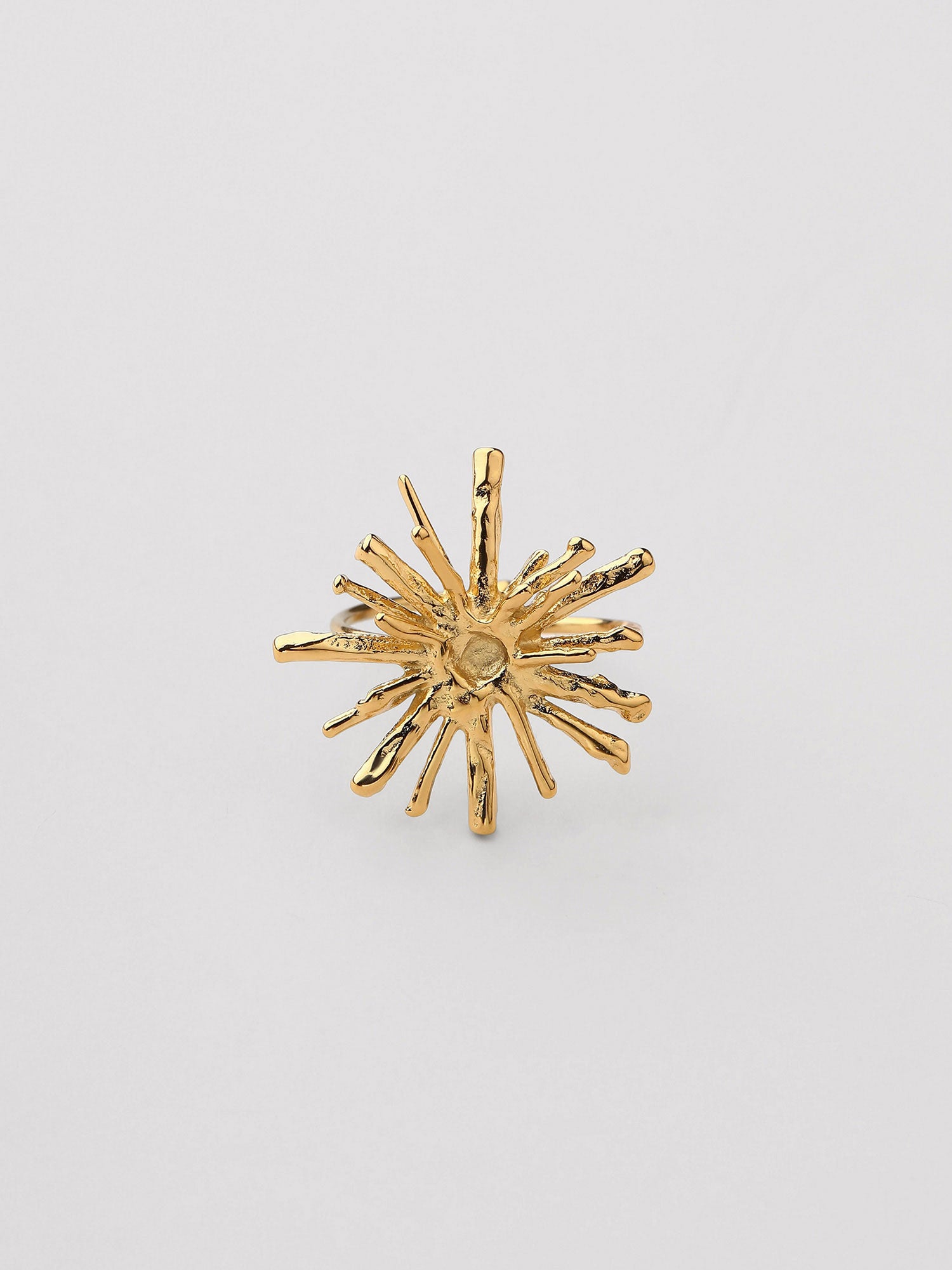 Anel Neyra Dourado Ajustável Design Fino