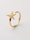 Anel aberto Estrella de Mar Dourado