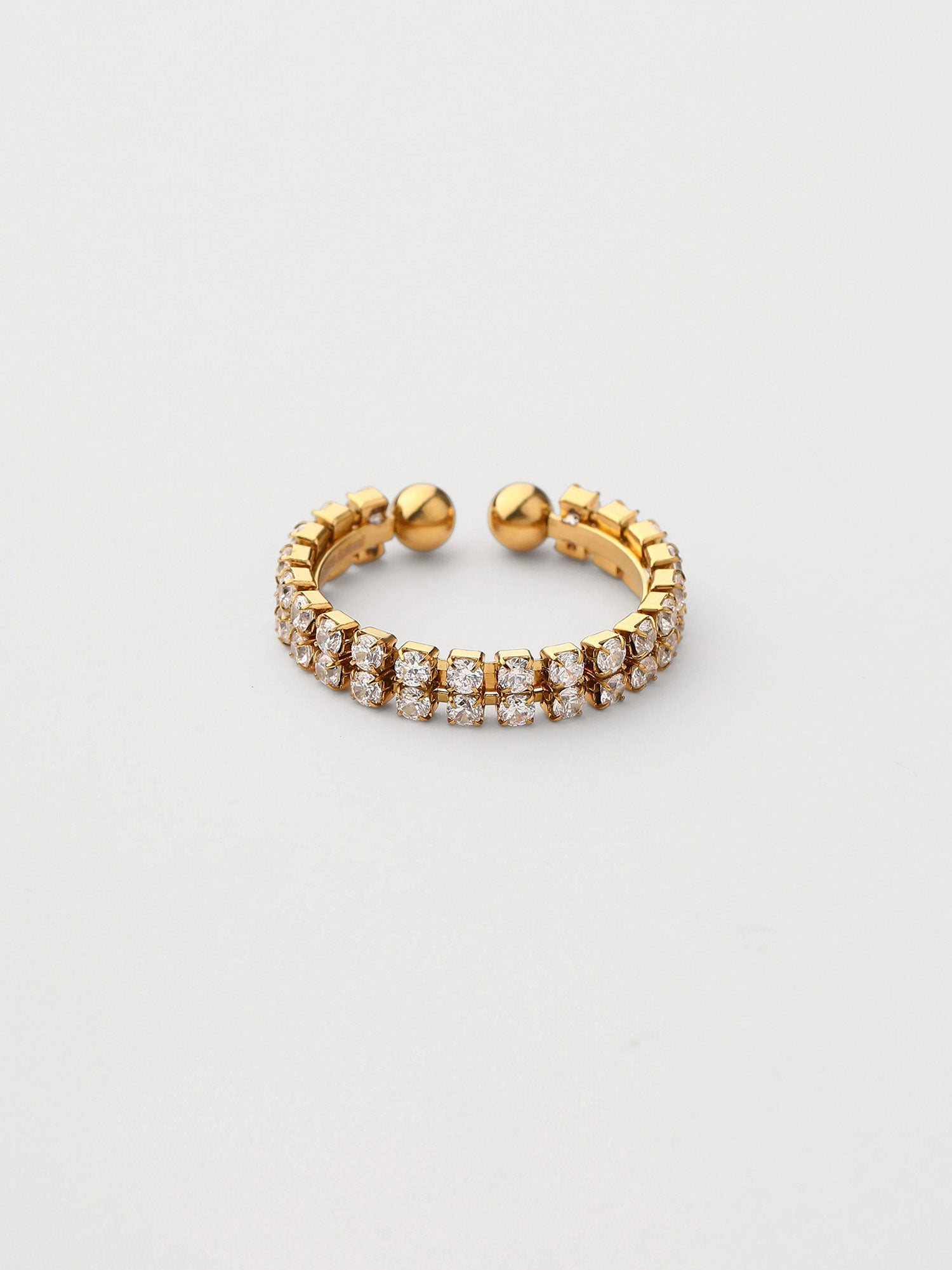 Anillo Ajustable Aeris con Zirconias
