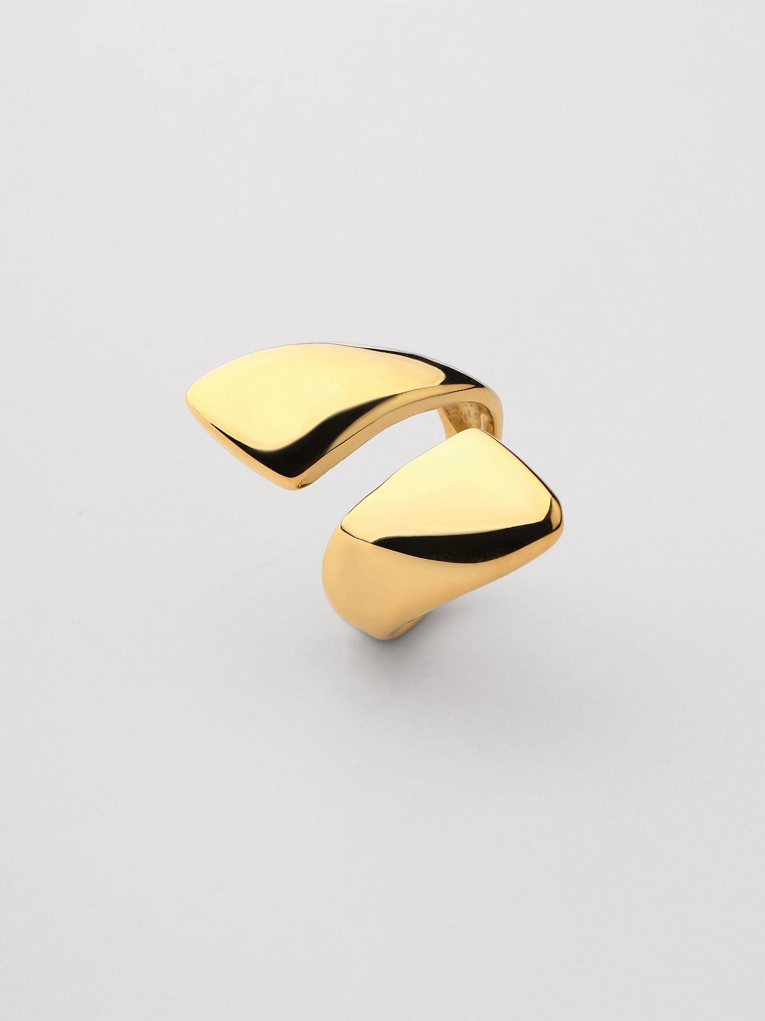 Anel Alya Ajustável Dourado Minimal