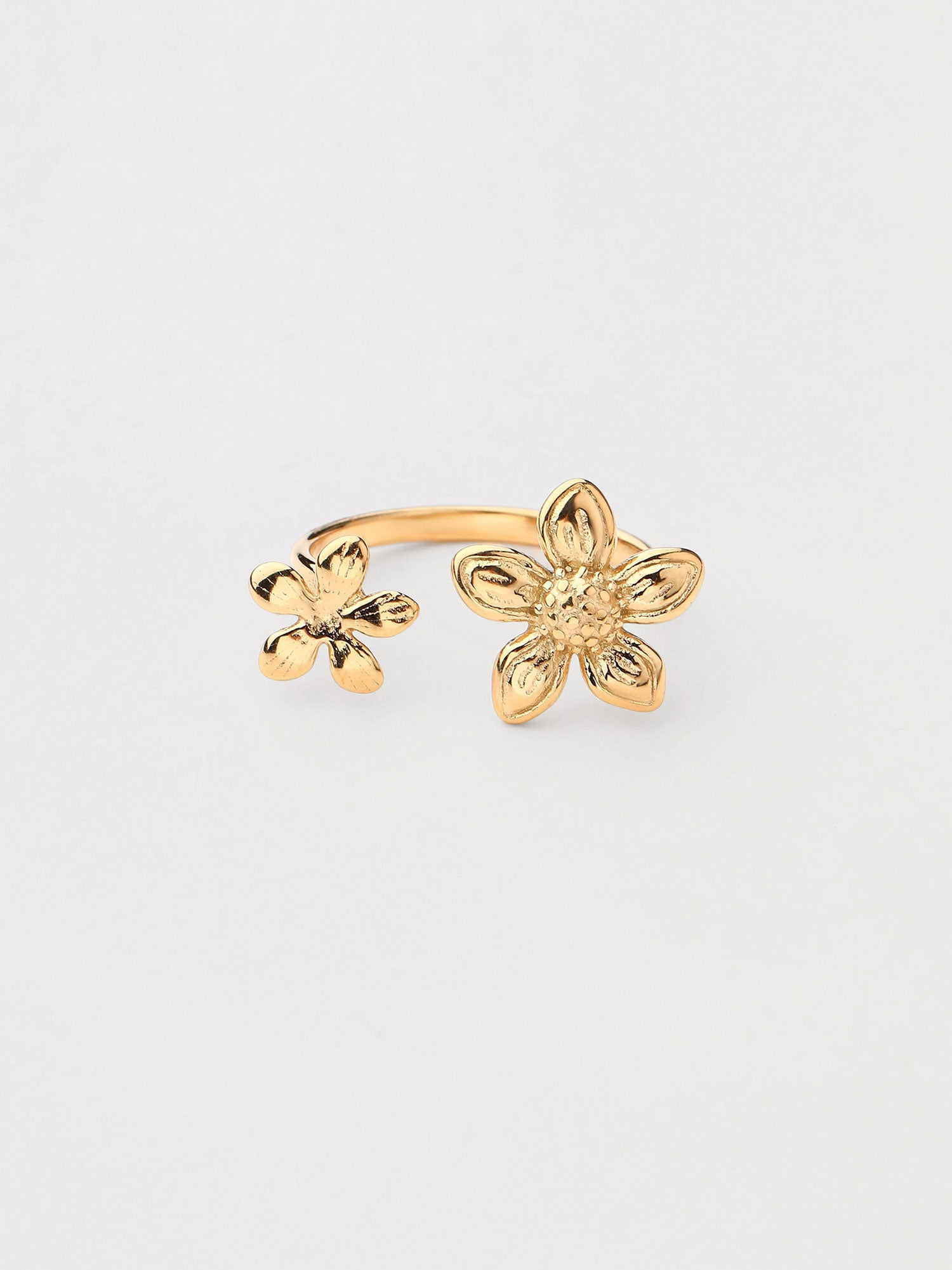 Anel Naia Ajustável Dourado Minimal