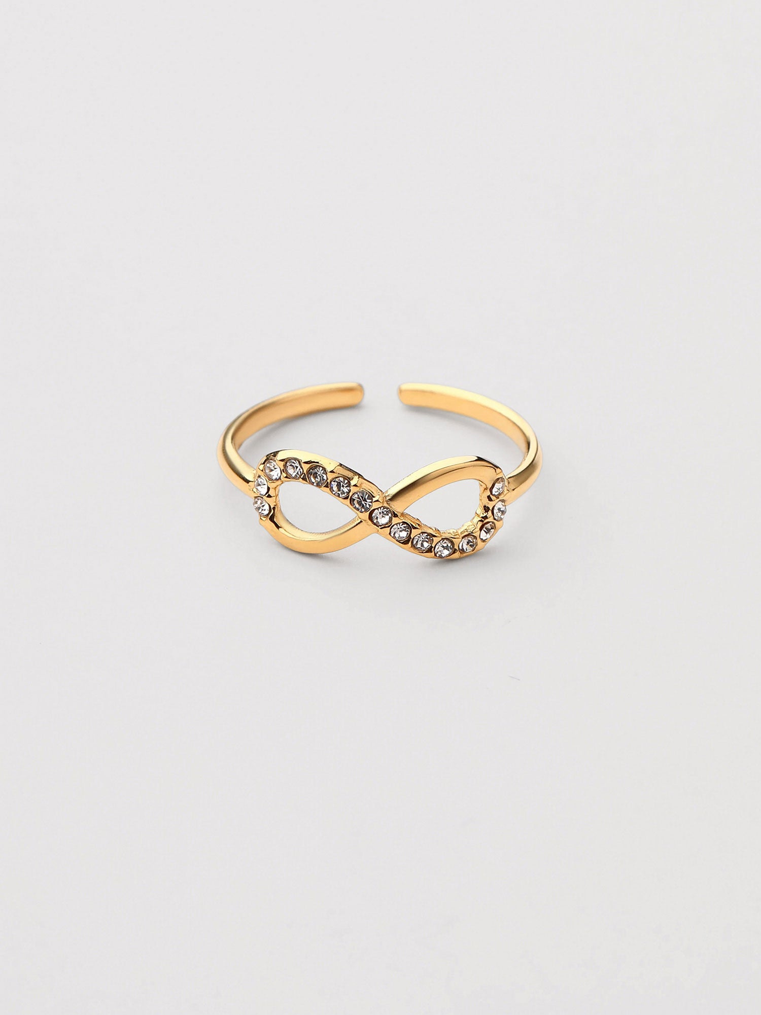 Anel Maela Ajustável Dourado Minimal