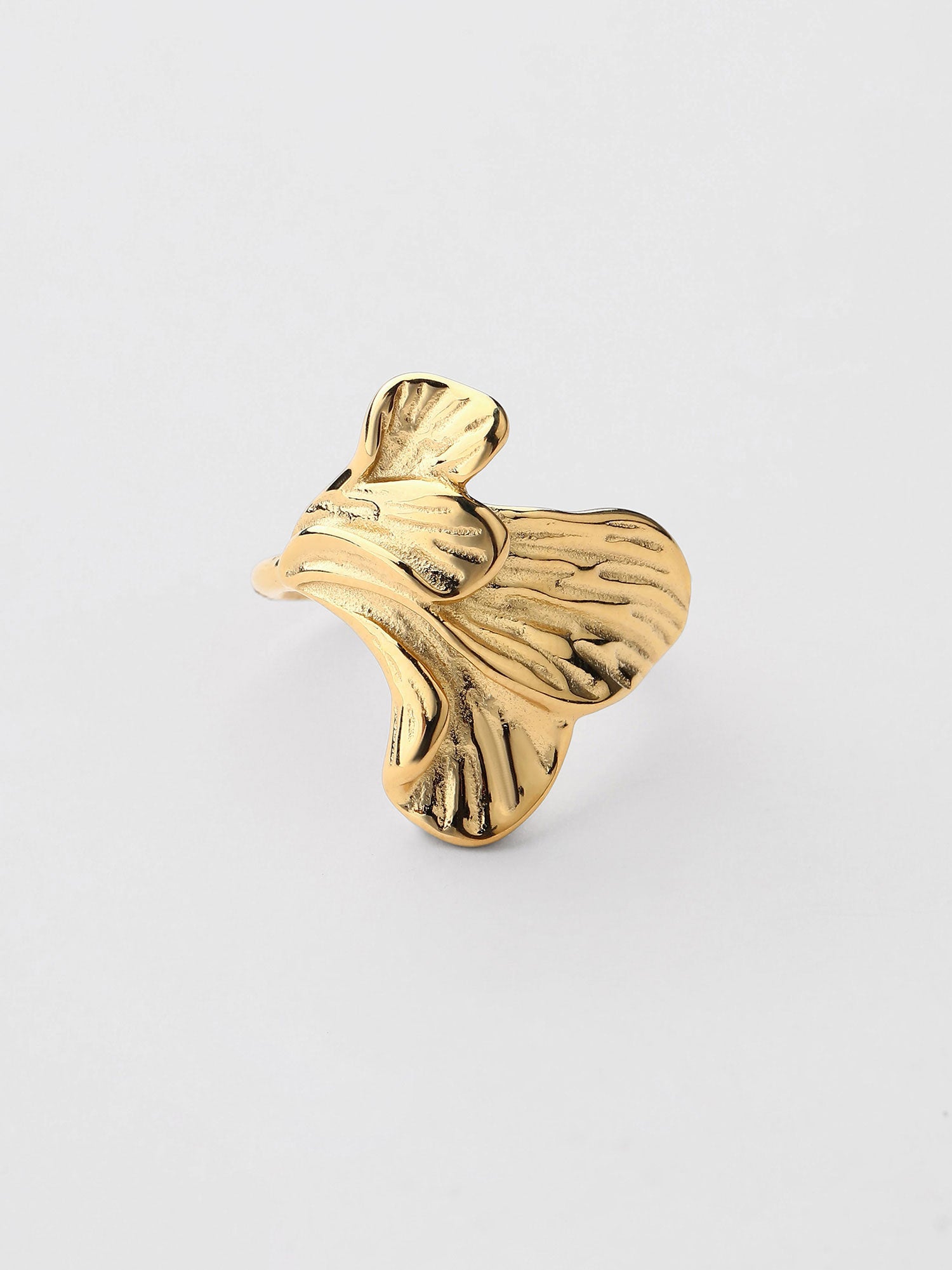Anillo Maika Ajustable Dorado Elegante