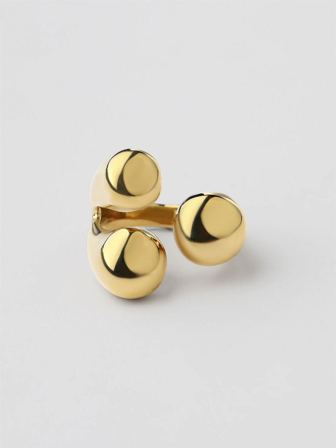 Anel Halora Orgânico Dourado