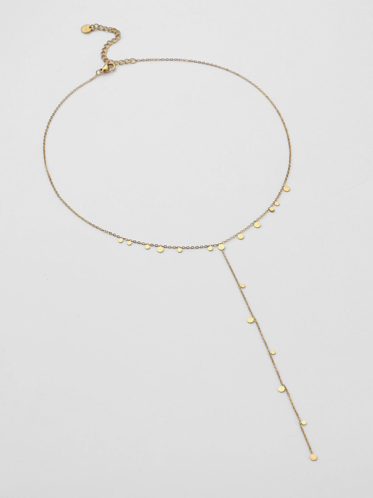 Colar Imara Chapas Redondas Dourado Design