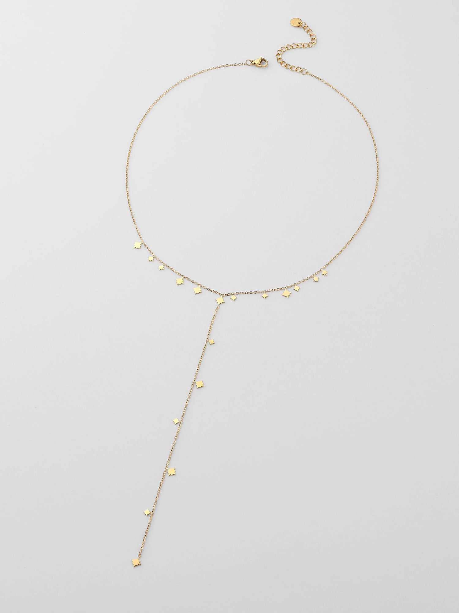Colar em Y longo Dourado