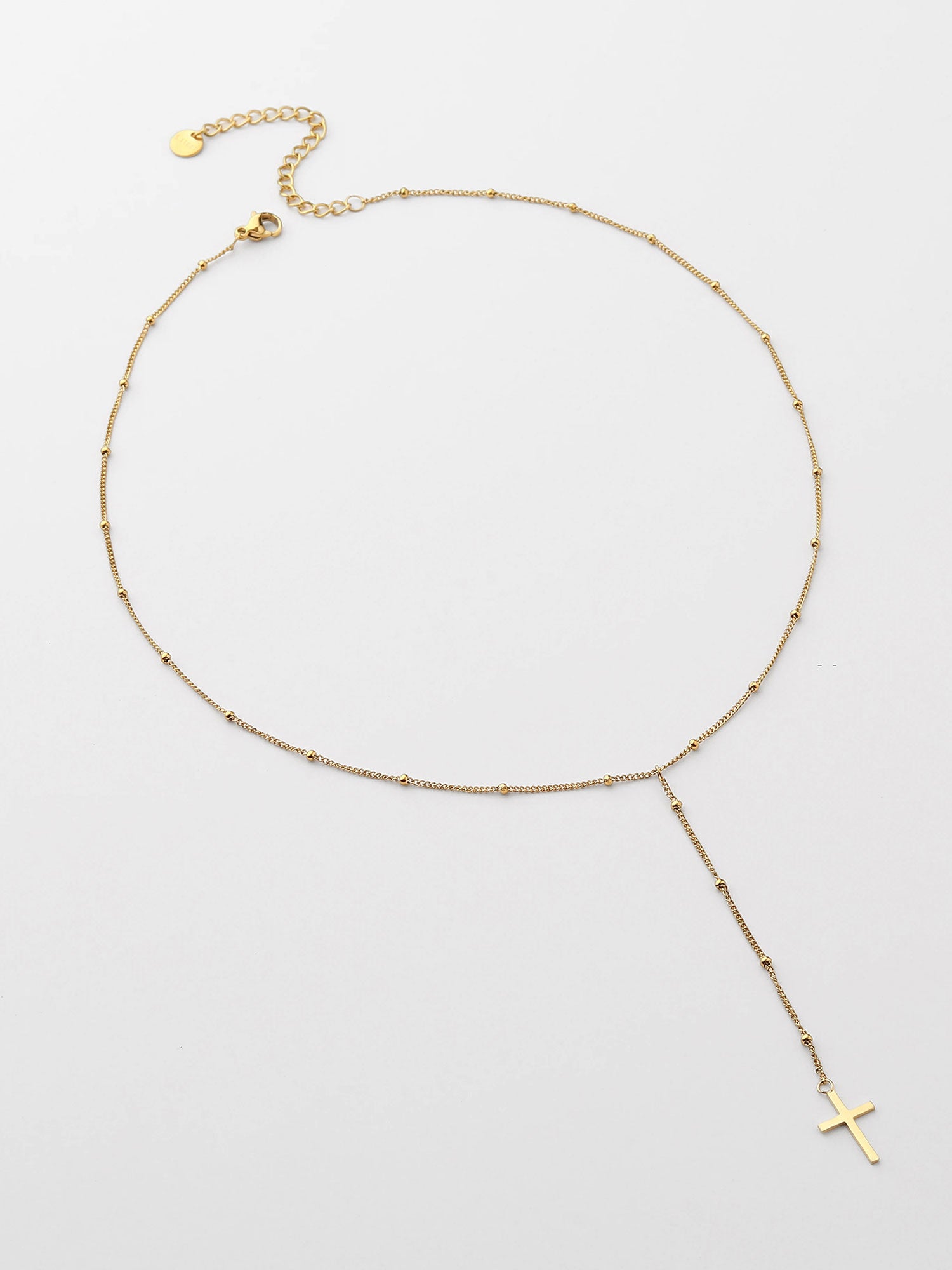 Colar Pendente Cruz Dourado