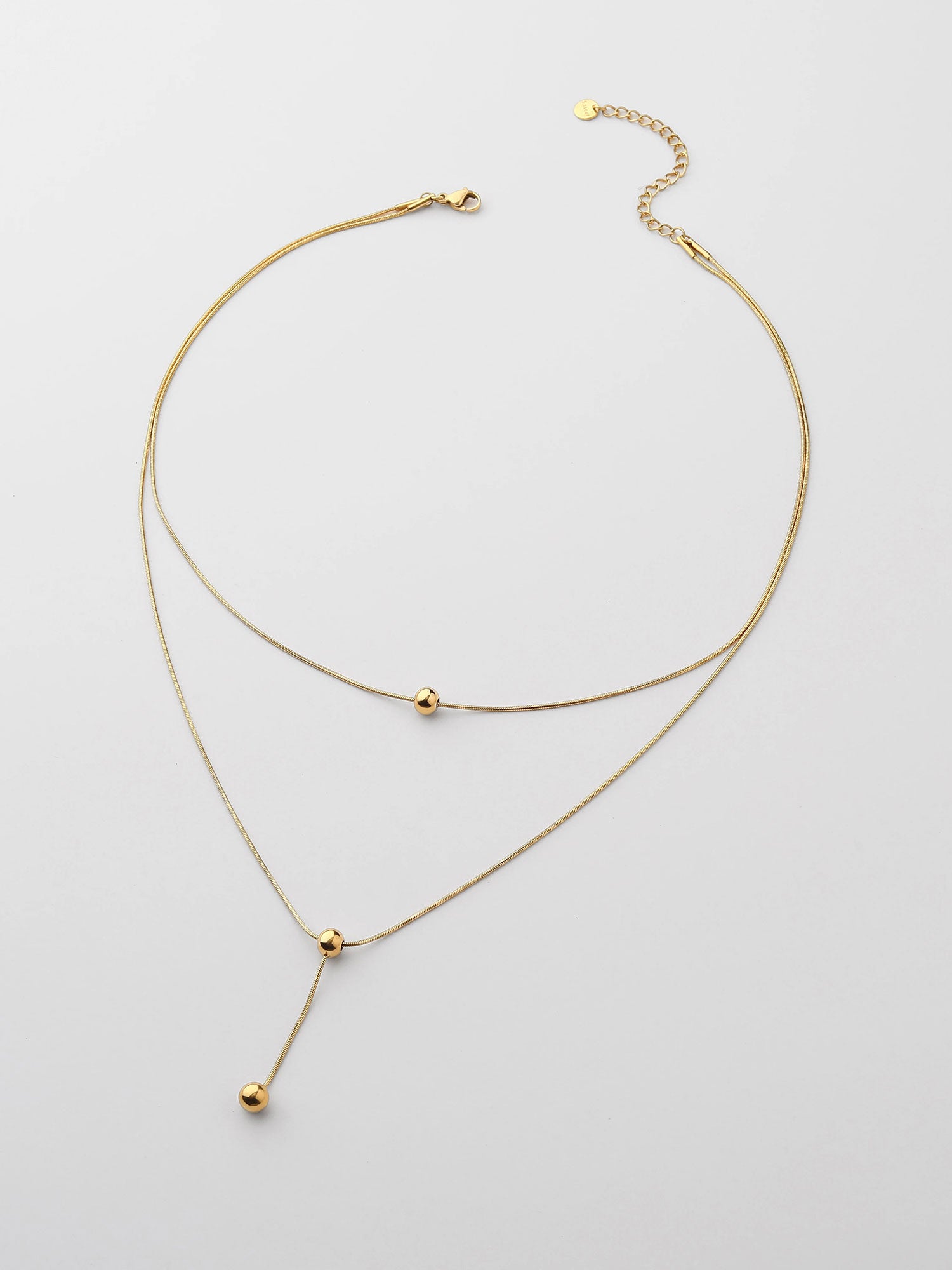 Colar aço inoxidável longo Dourado