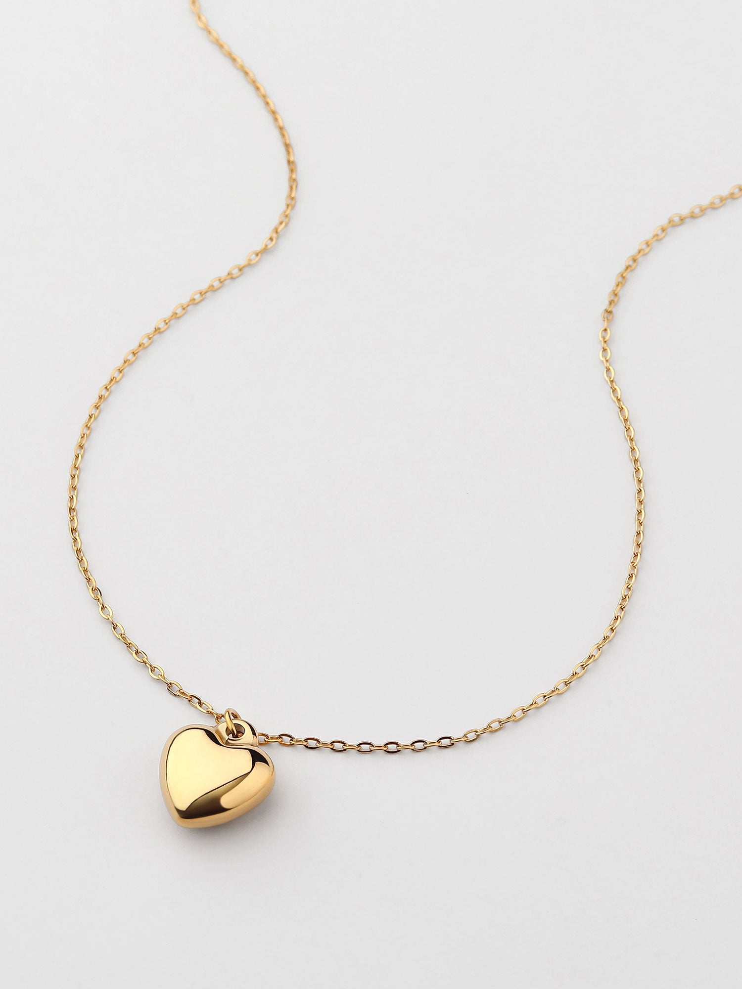 Colar figura coração Dourado