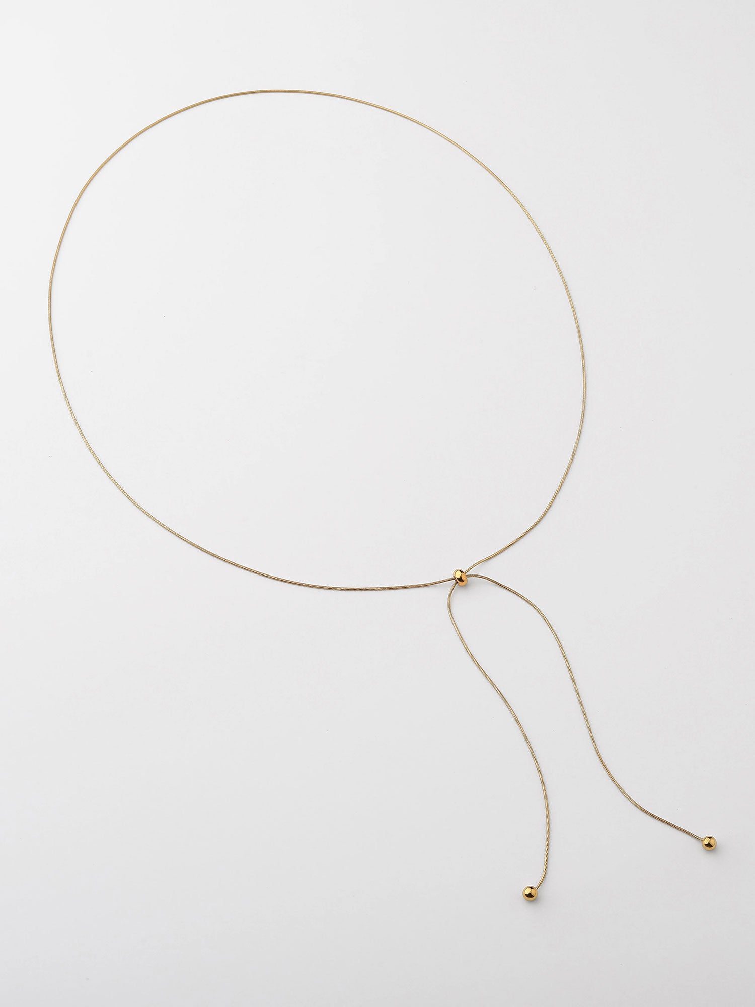 Colar Adeline com bolitas colgantes Dourado