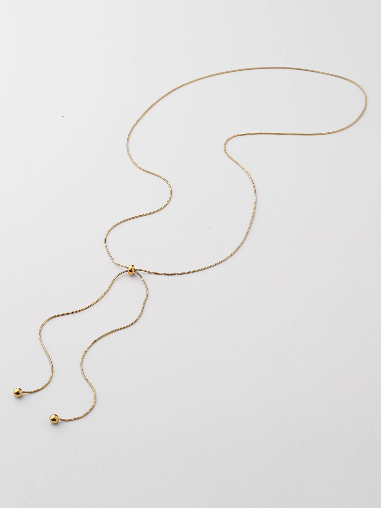 Colar Adeline com bolitas colgantes Dourado