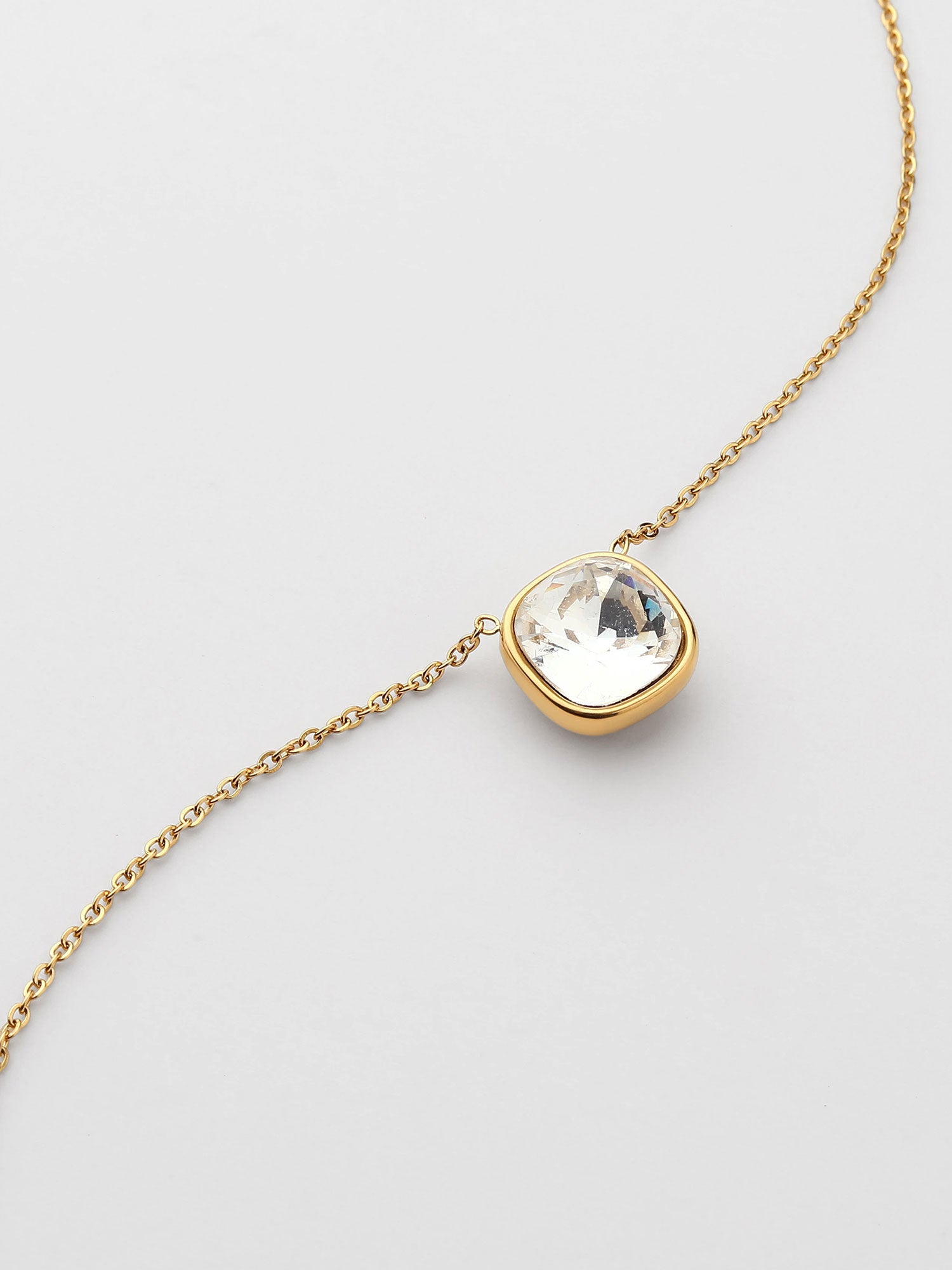 Colar zirconia fiesta Dourado