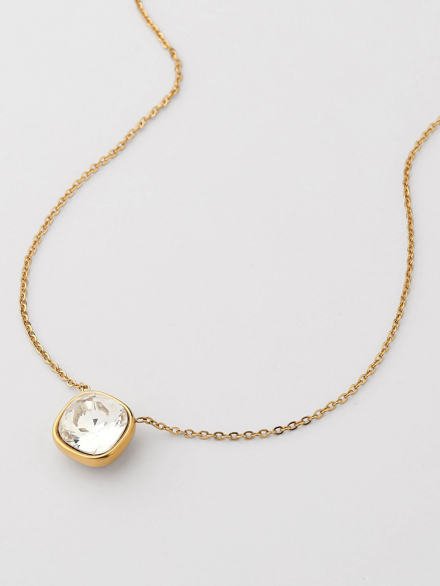 Colar zirconia fiesta Dourado