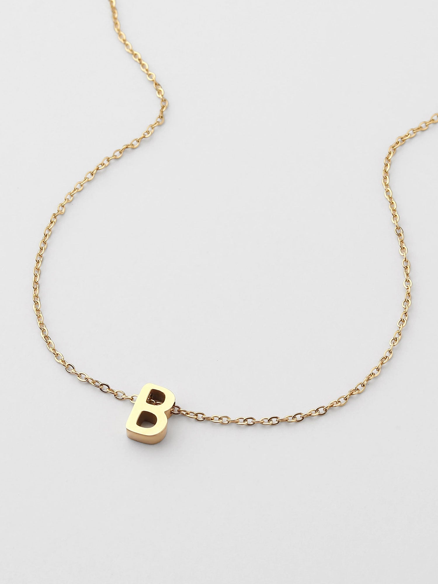 Colar Inicial B Dourado