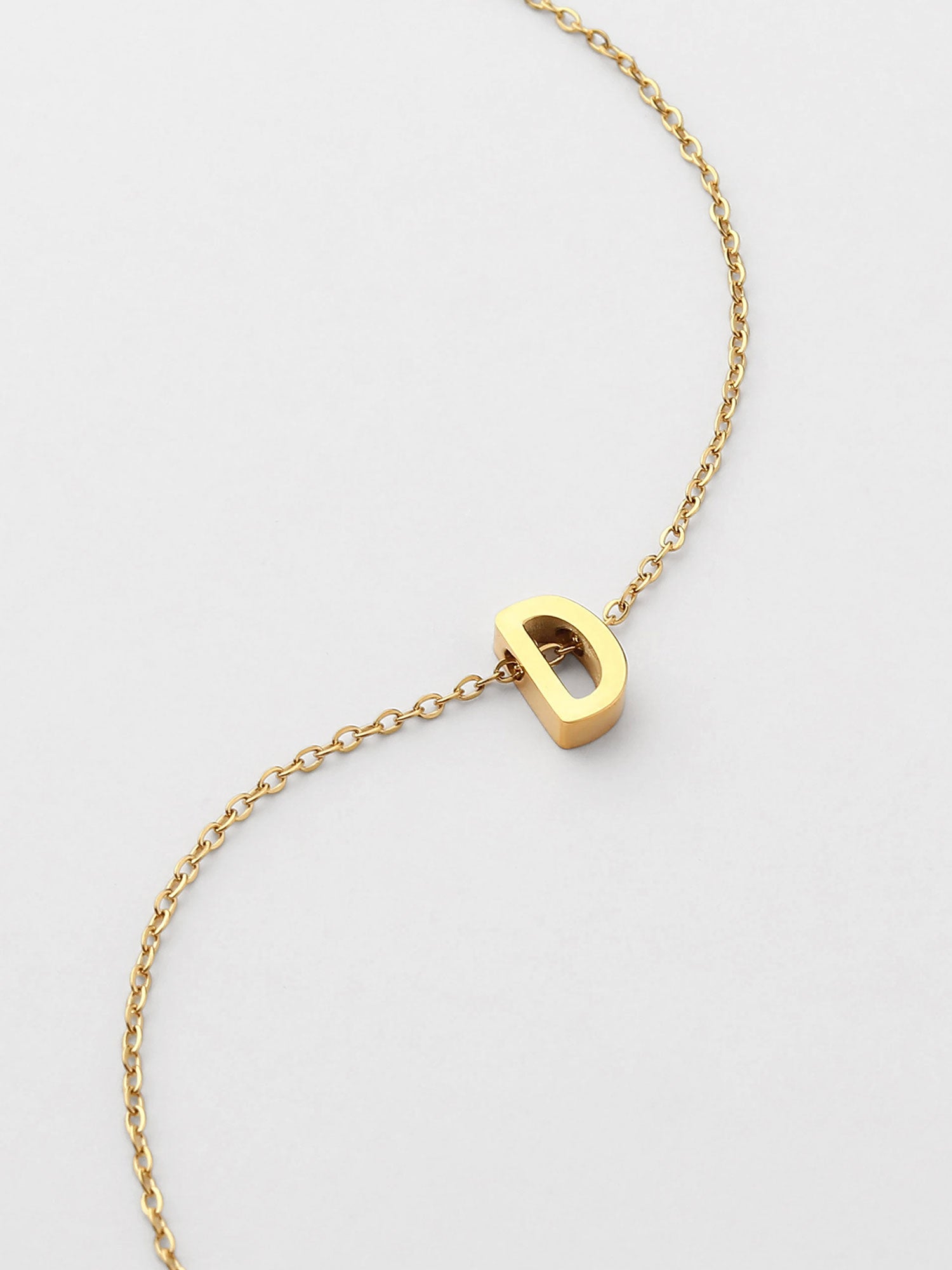 Colar Inicial D Dourado
