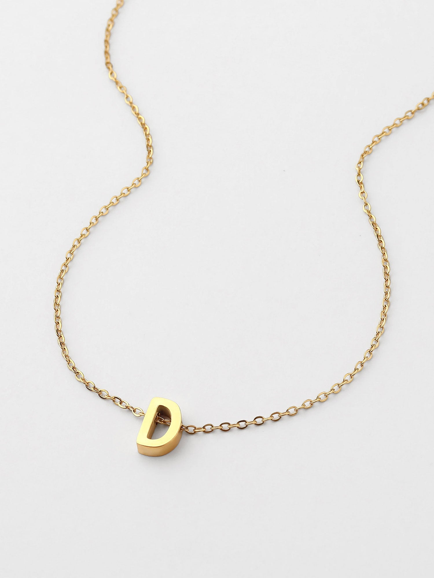 Colar Inicial D Dourado