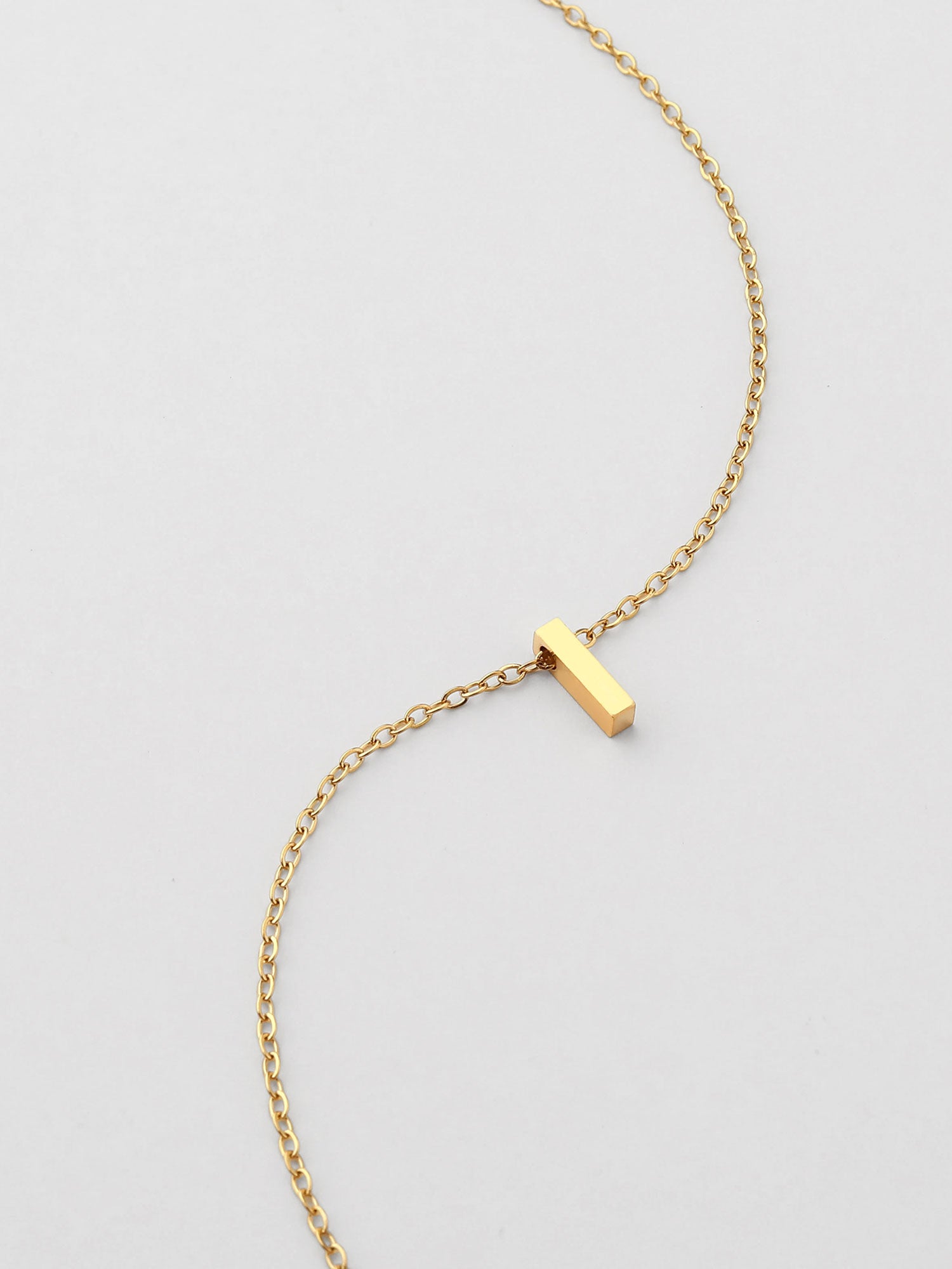 Colar Inicial I Dourado