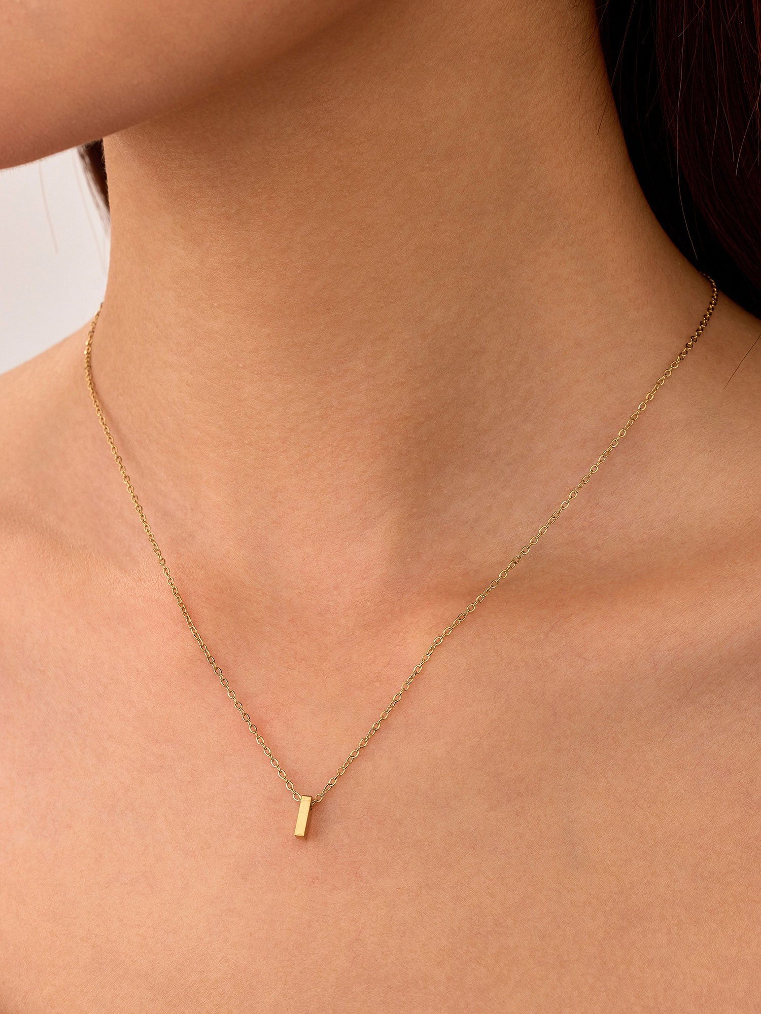 Colar Inicial I Dourado