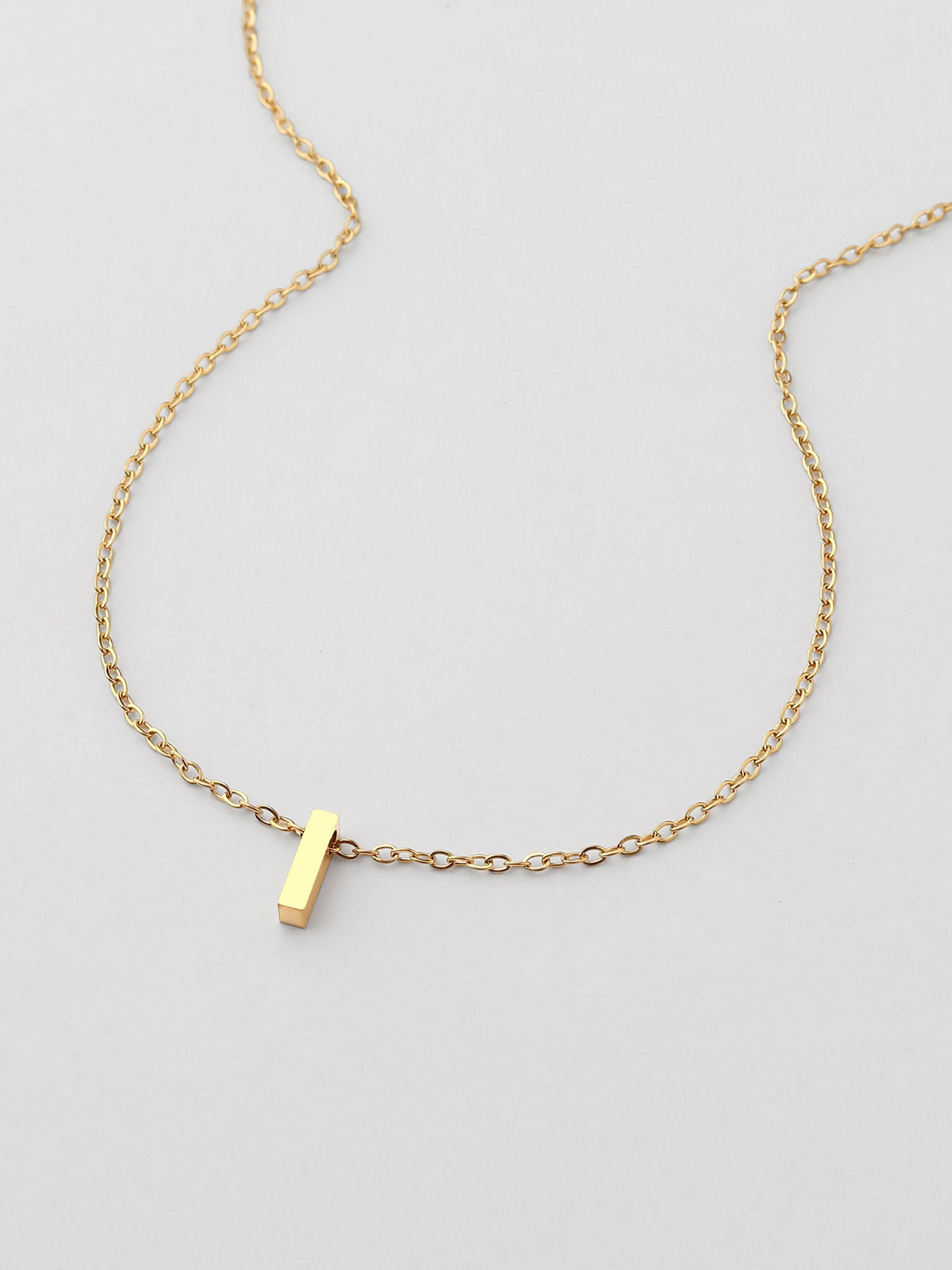 Colar Inicial I Dourado