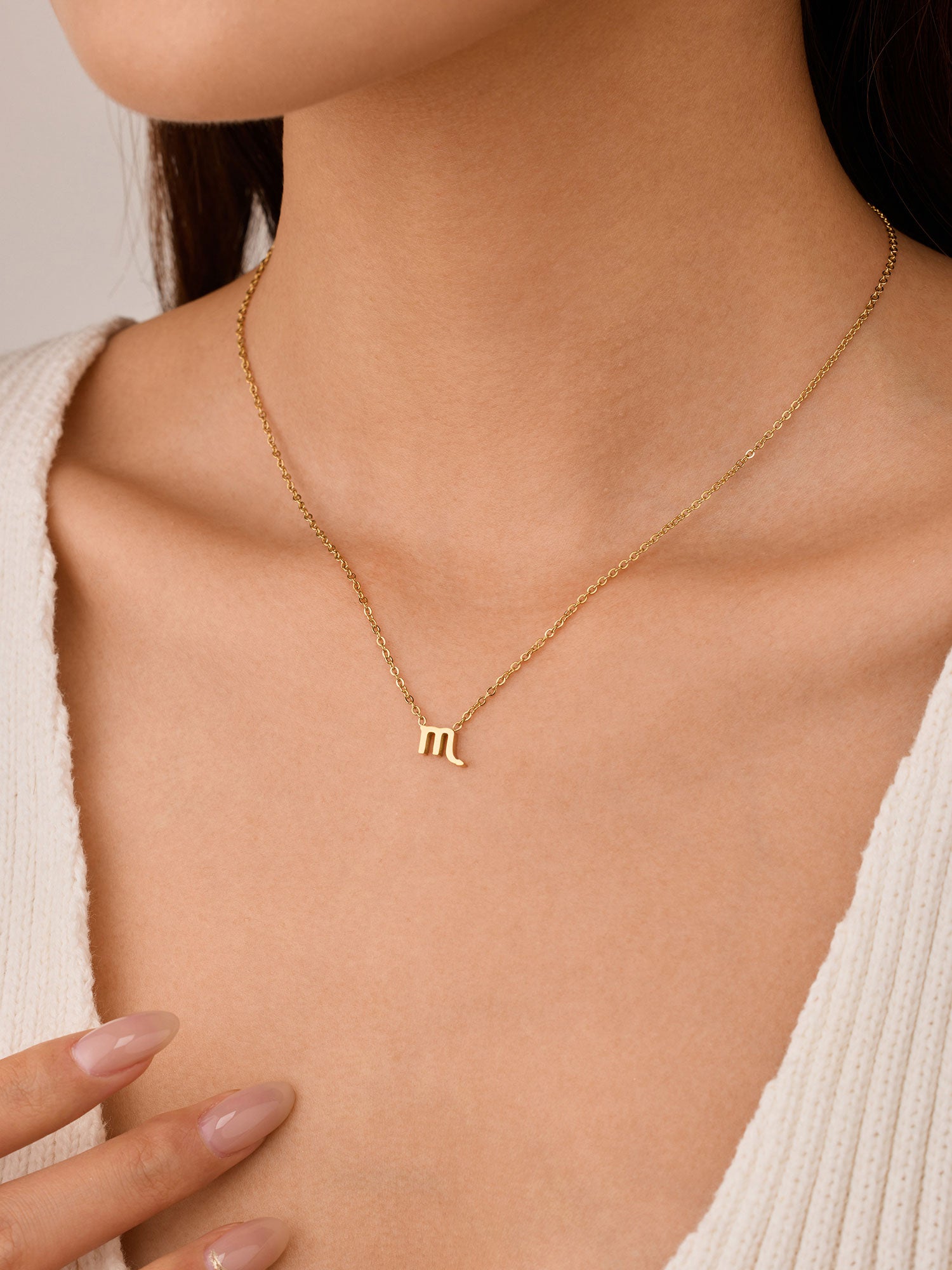 Colar Escorpião Dourado