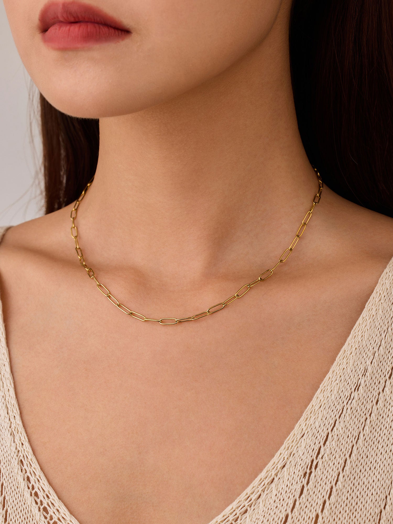 Colar Corrente Dourado Essential