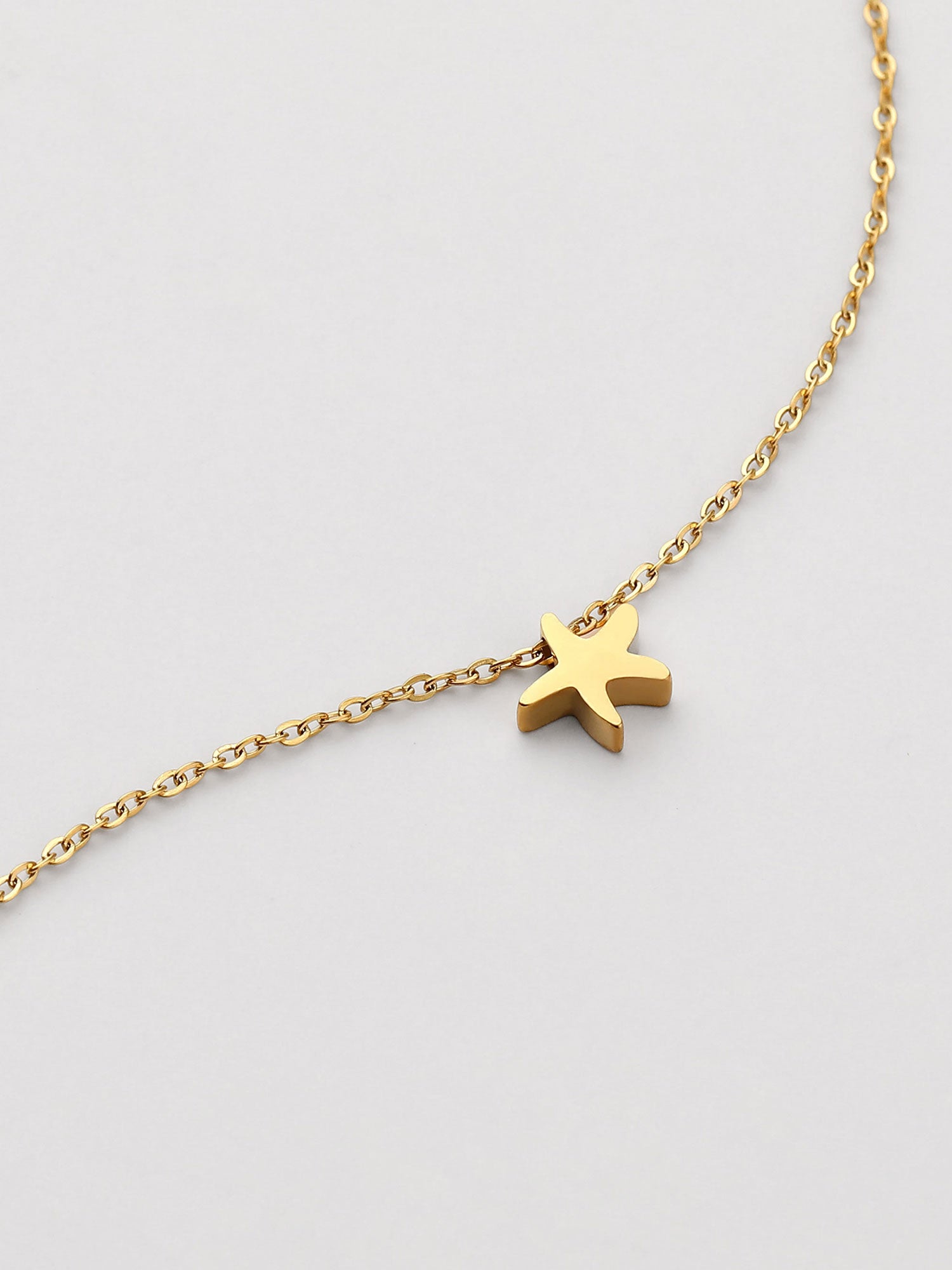 Colar colgante estrella Dourado