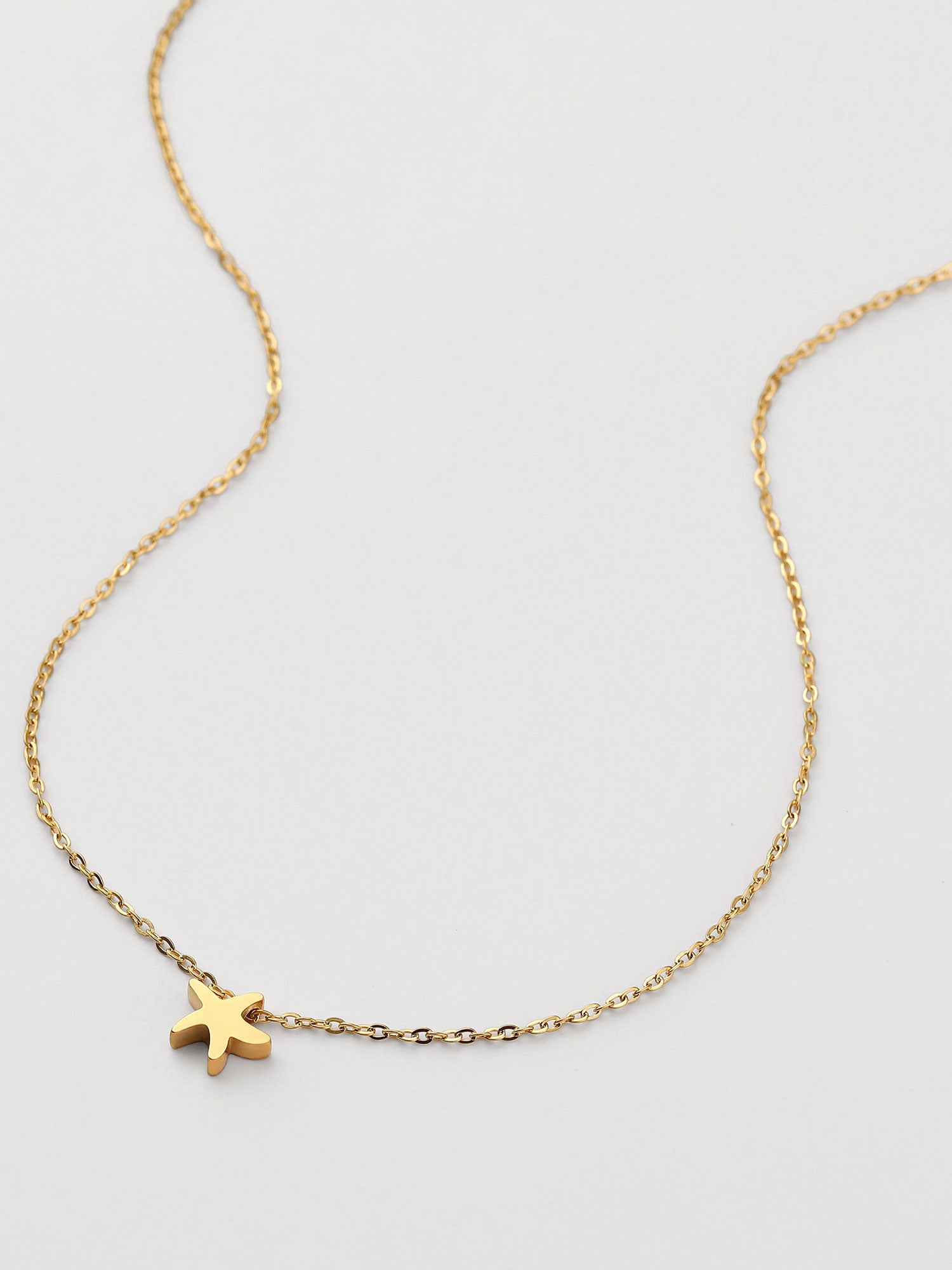 Colar colgante estrella Dourado