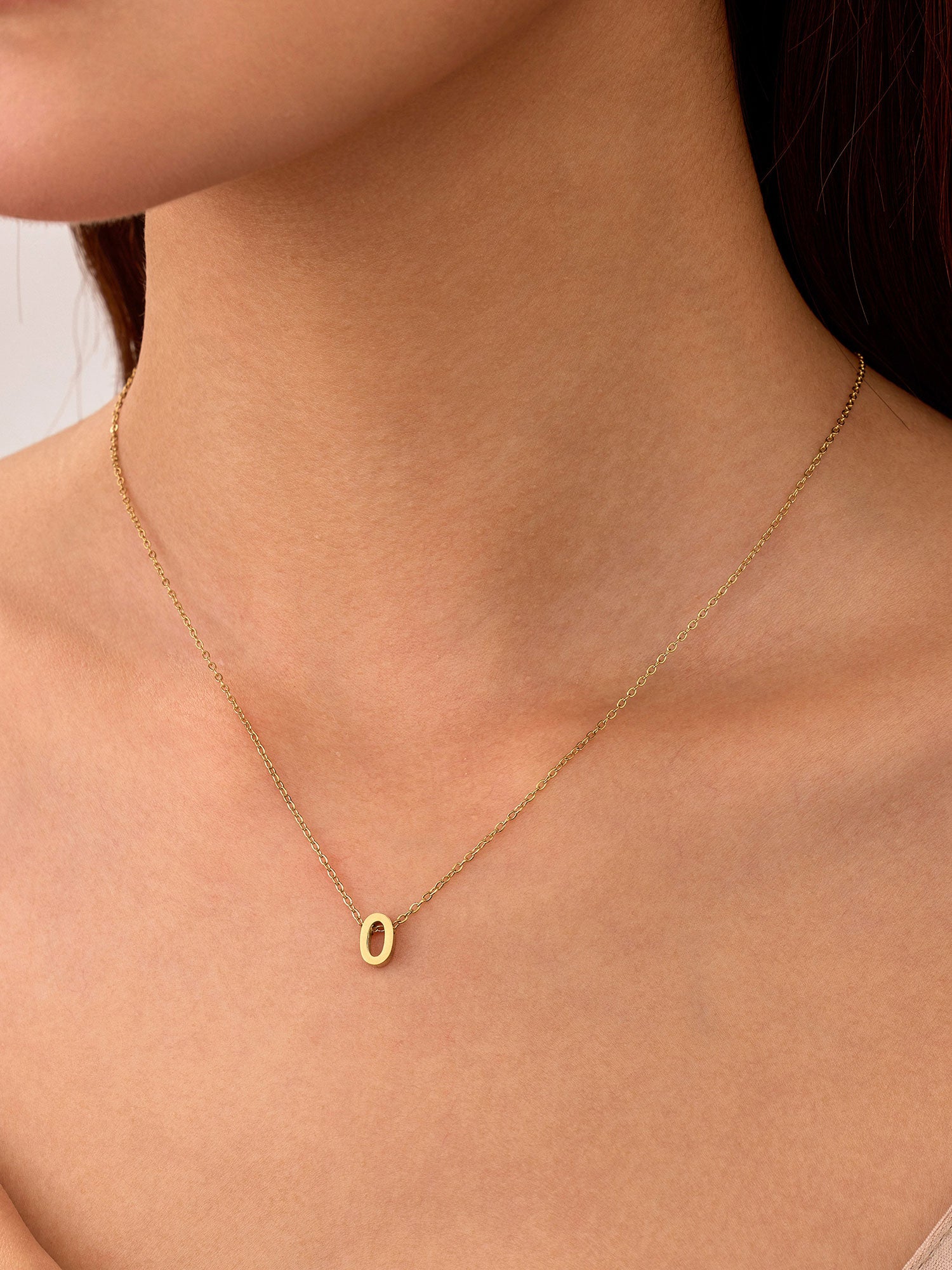 Colar Inicial O Dourado