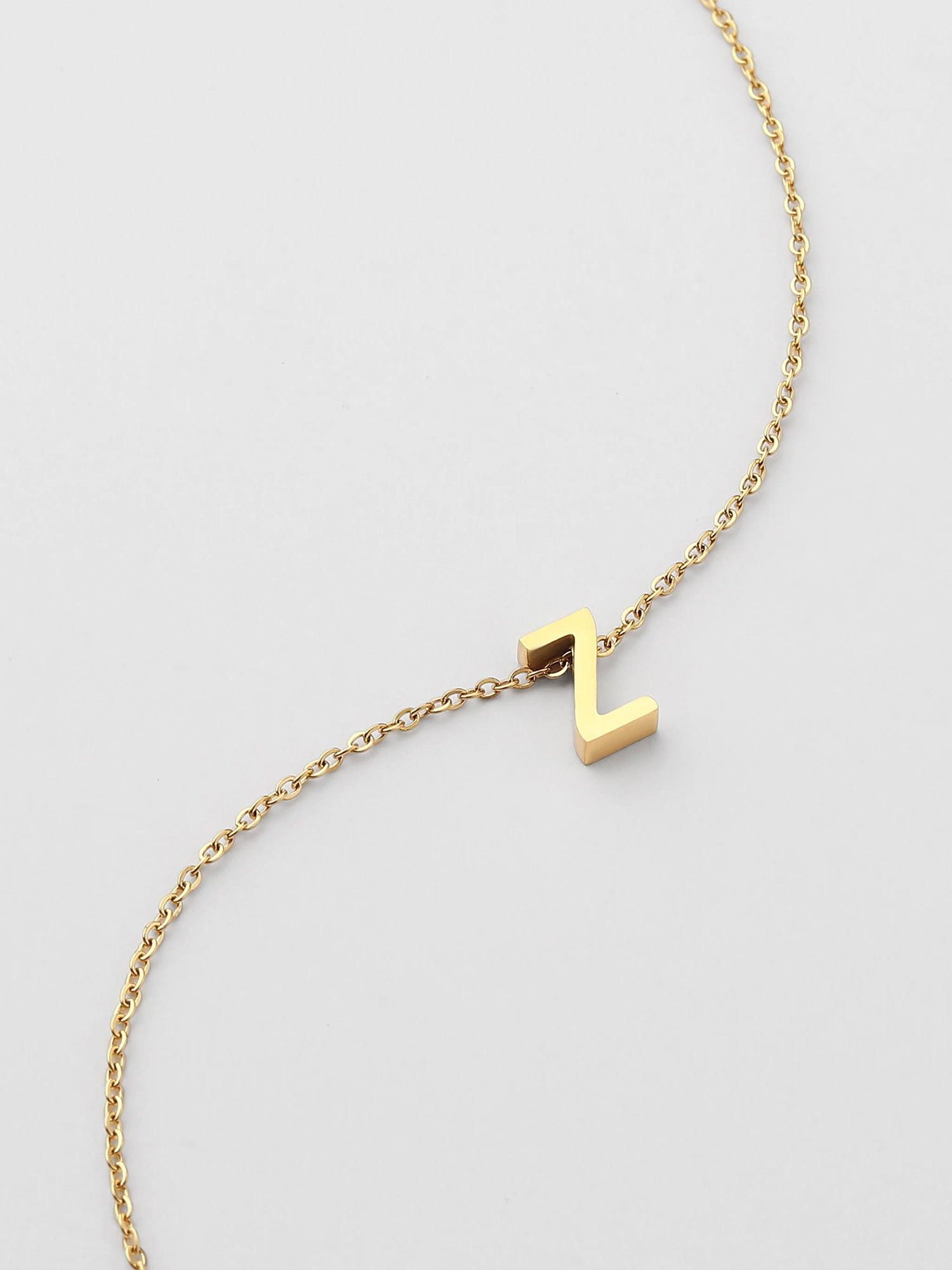 Colar Inicial Z Dourado