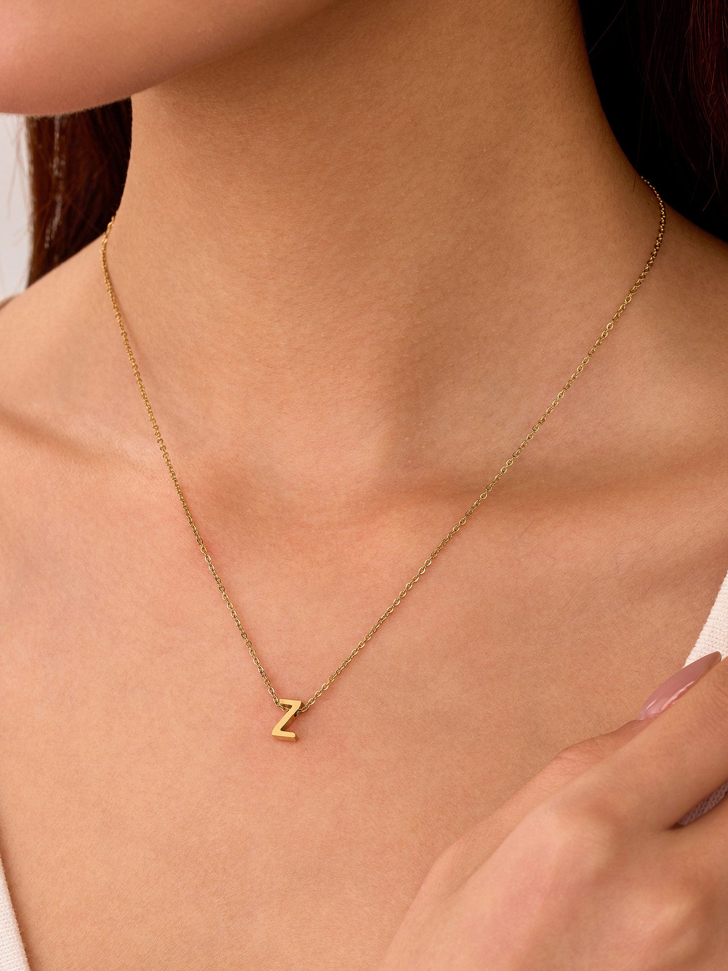 Colar Inicial Z Dourado