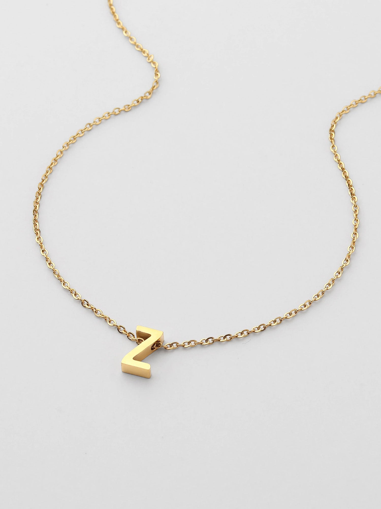 Colar Inicial Z Dourado