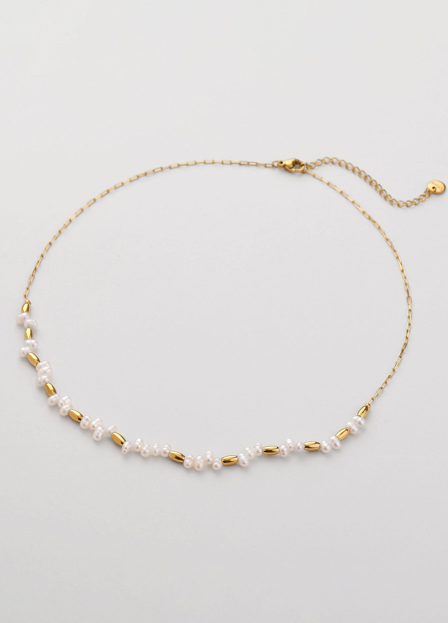 Colar pérola Dourado Statement