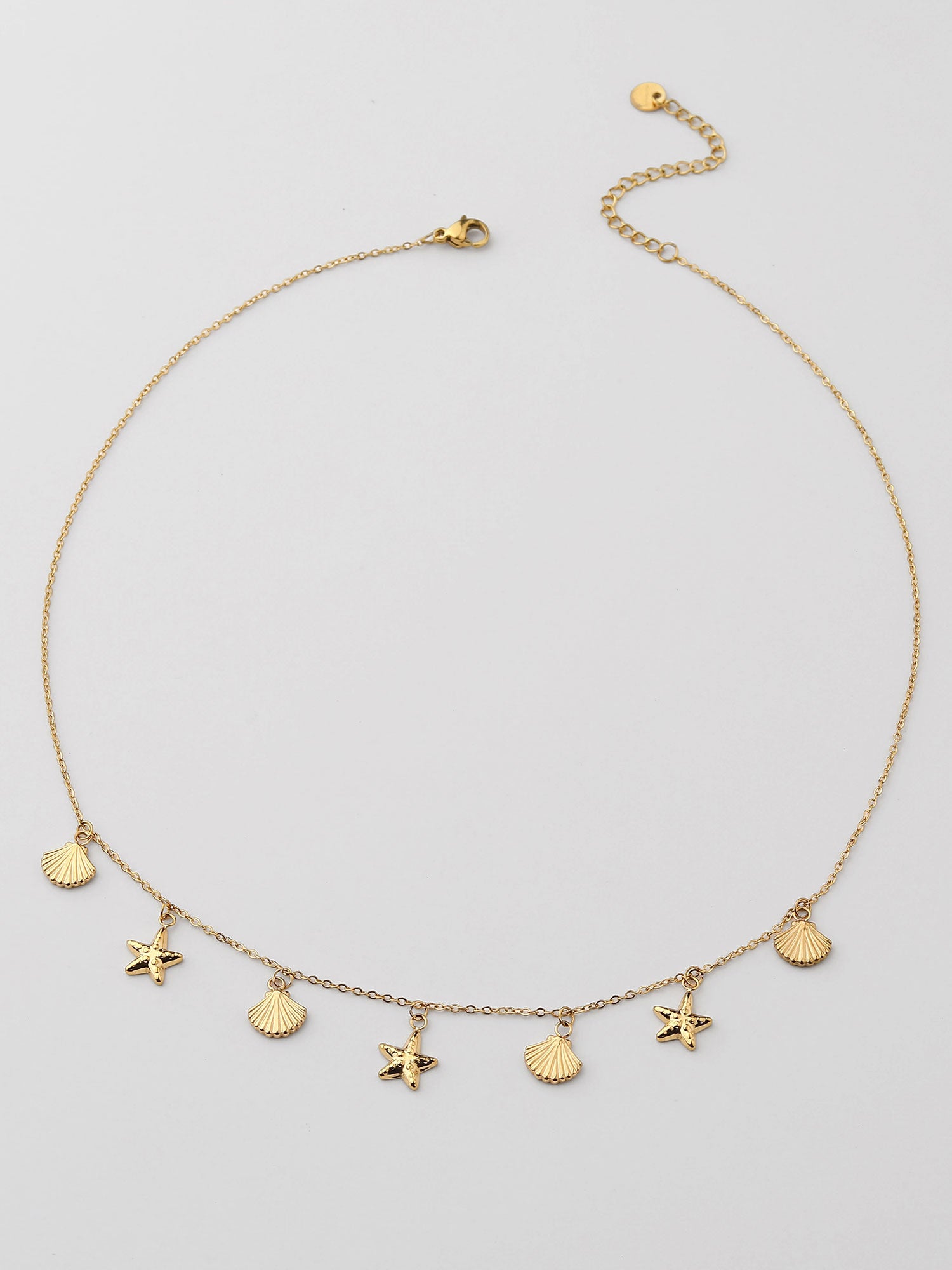 Colar figura praia Dourado