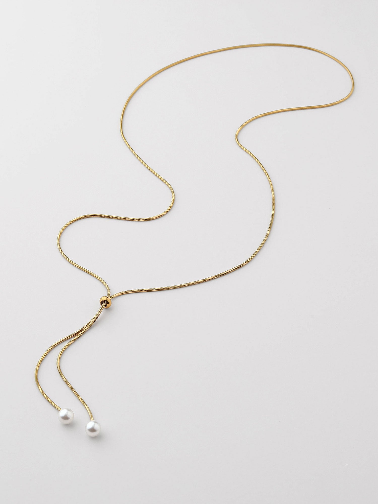 Colar modelo Y Dourado