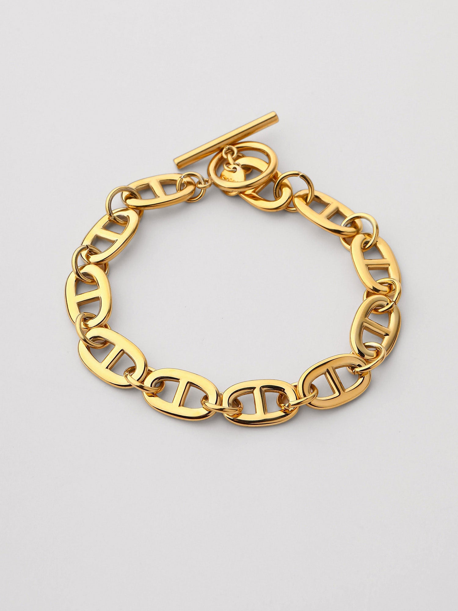 Pulseiras de corrente Arlena Elos Corrente Dourado