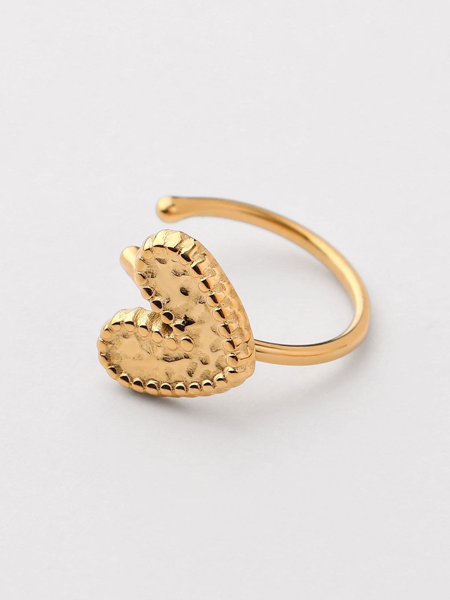 Ear cuff coração Maris dourado
