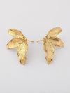 Brincos folhas Diora dourados