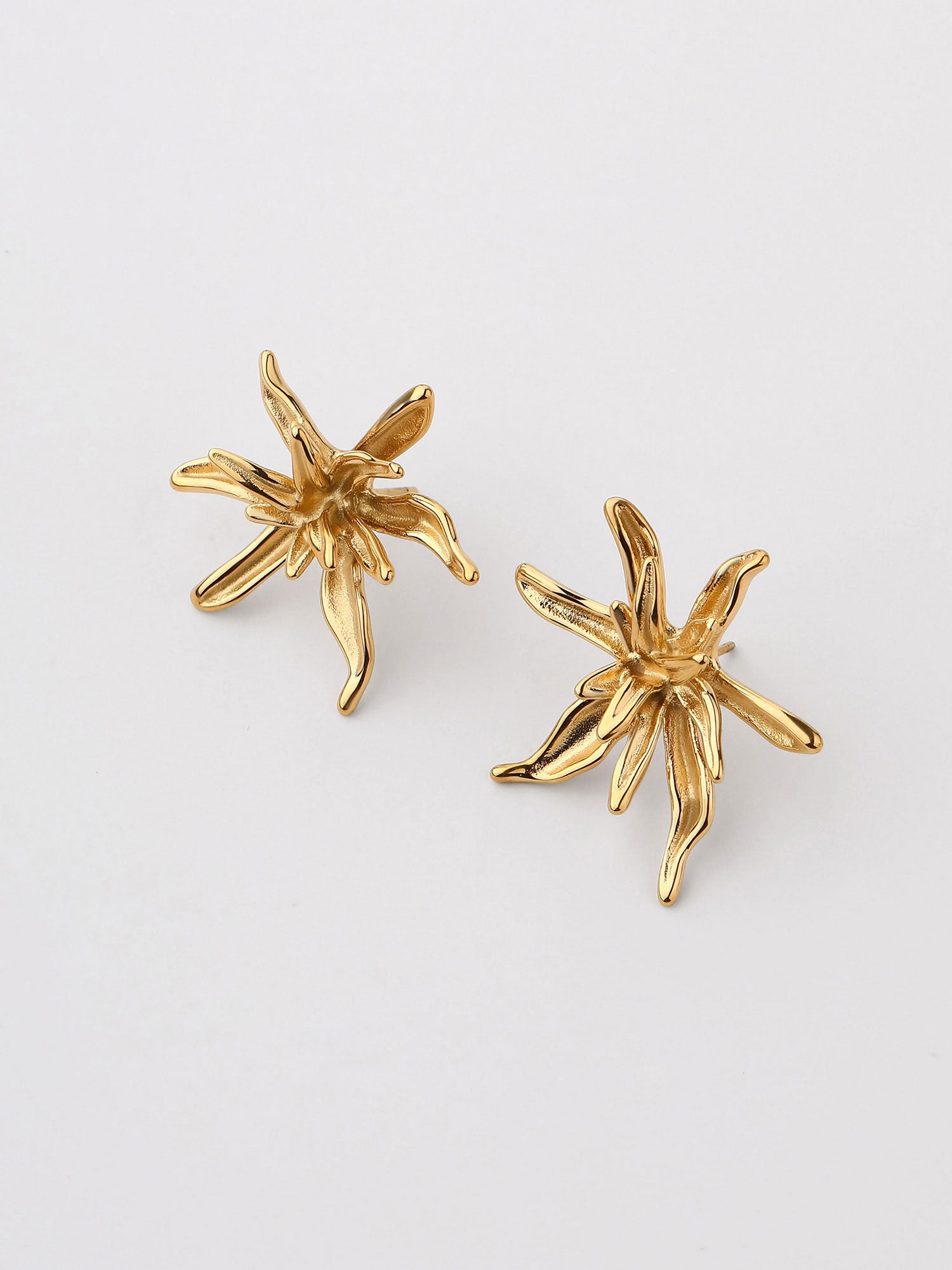 Brincos Planta Zadie Dourado Pendente