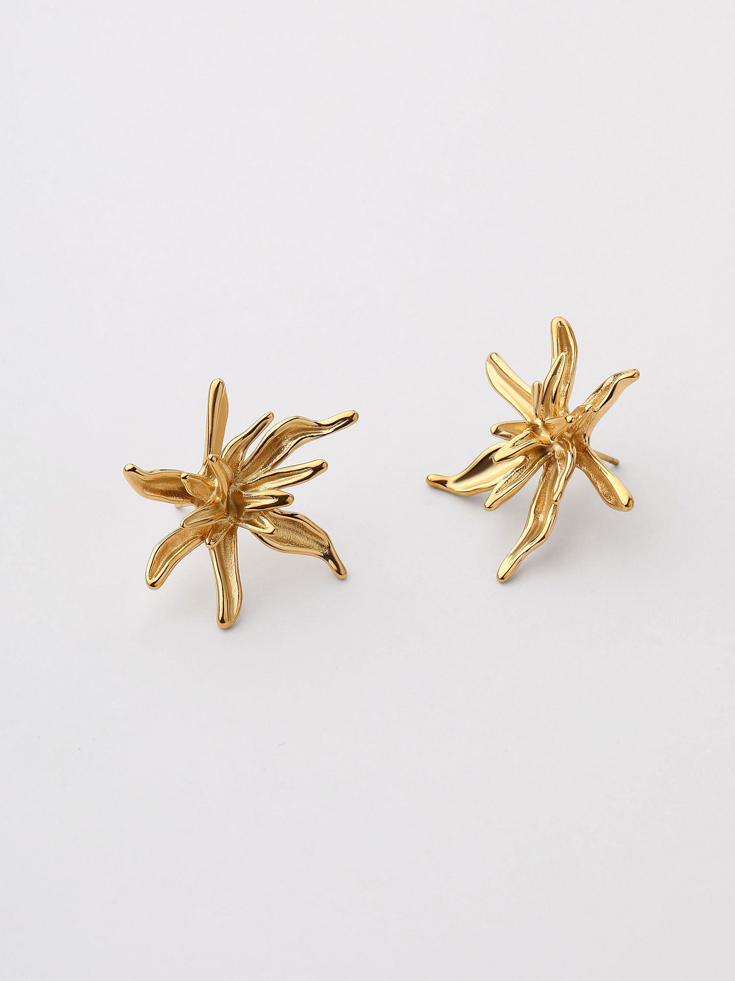 Brincos Planta Zadie Dourado Pendente