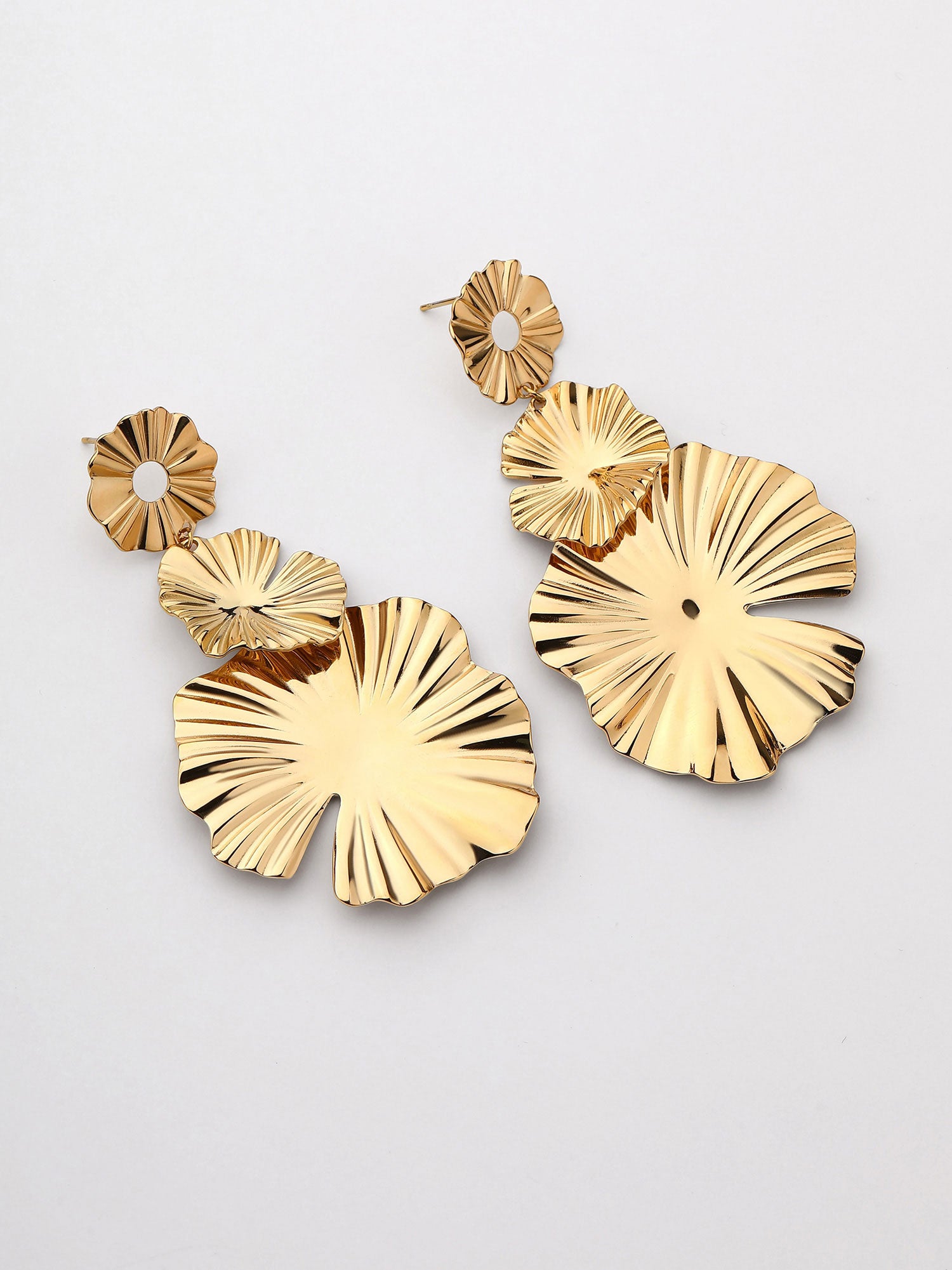 Brincos Pendentes Intemporais Valen Dourado