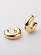 Brincos aro Amelie extra grosso dourados