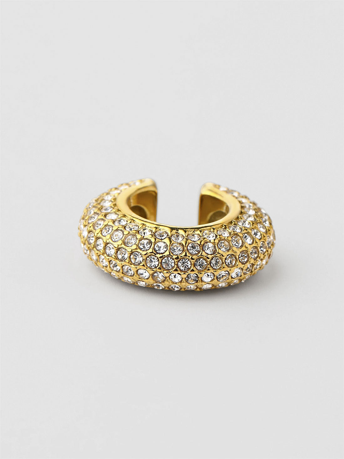 Ear Cuff Cylara Zircónias Dourado