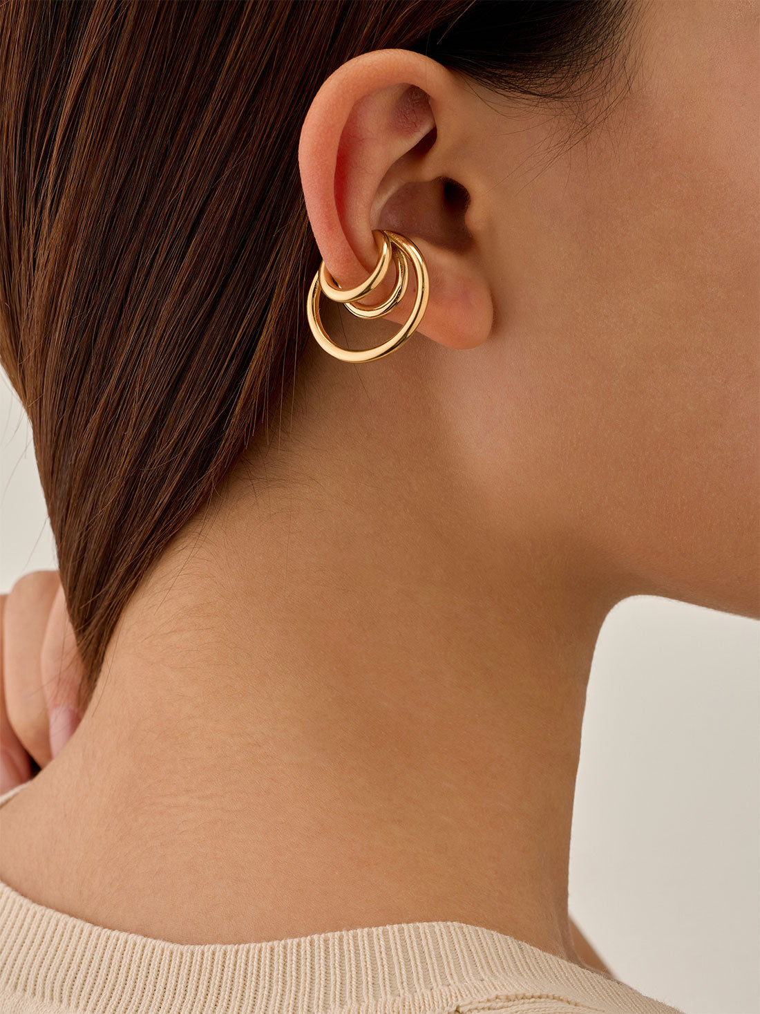 Ear Cuff Velara Dourado