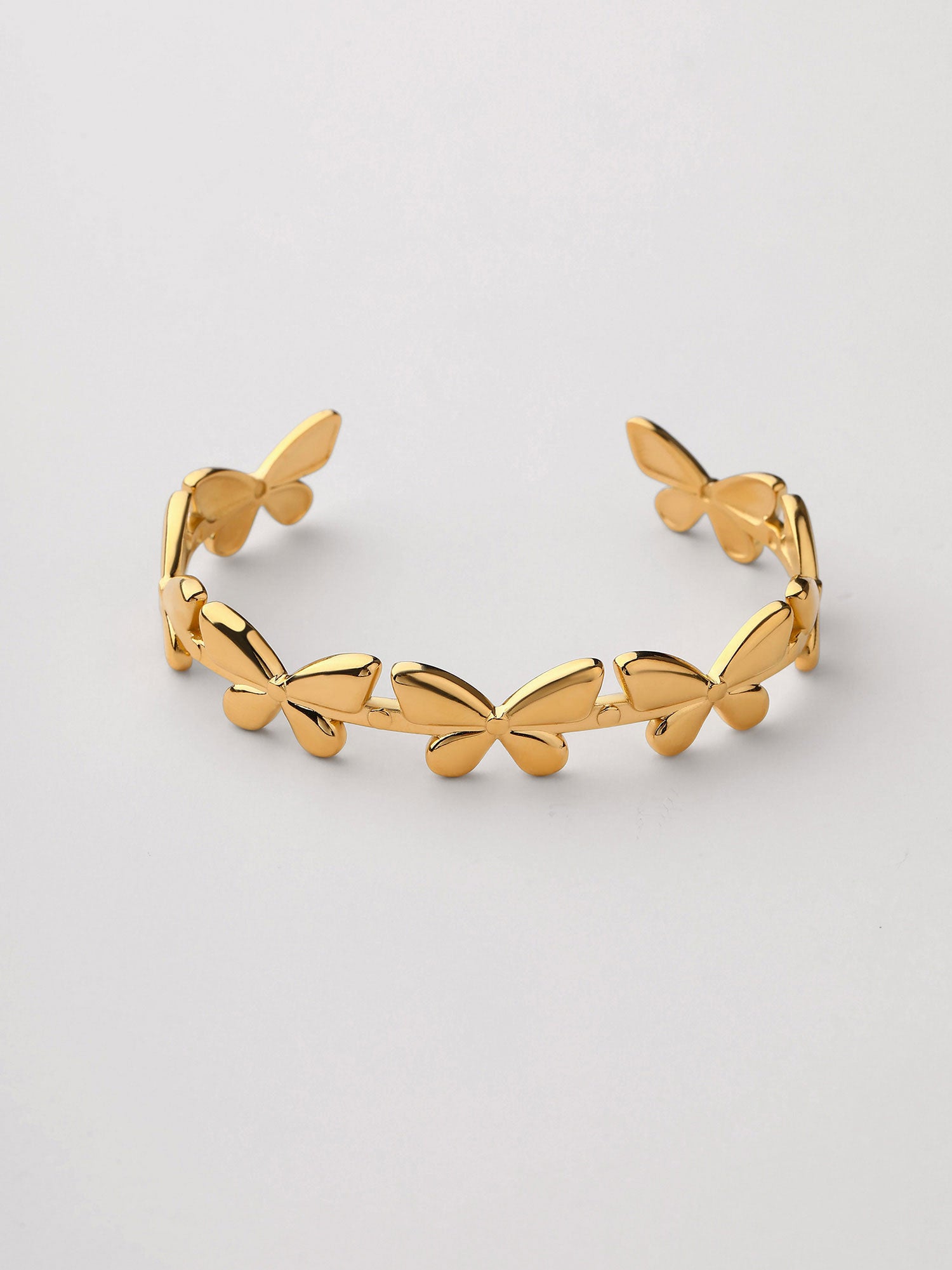 Braceletes Aeryn Borboleta Aberta Dourado