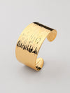 Bracelete aberto liso Dourado