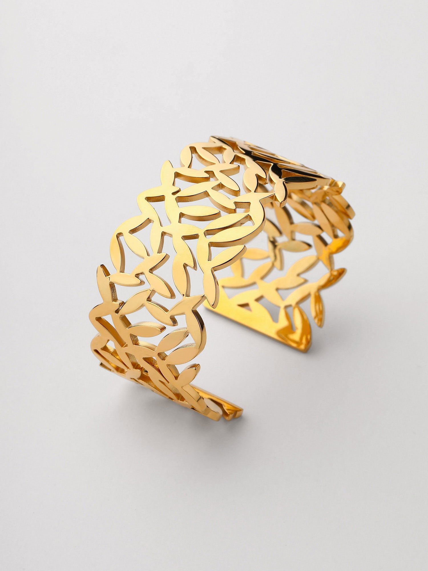 Braceletes Astra Pulseira Aberta Dourado