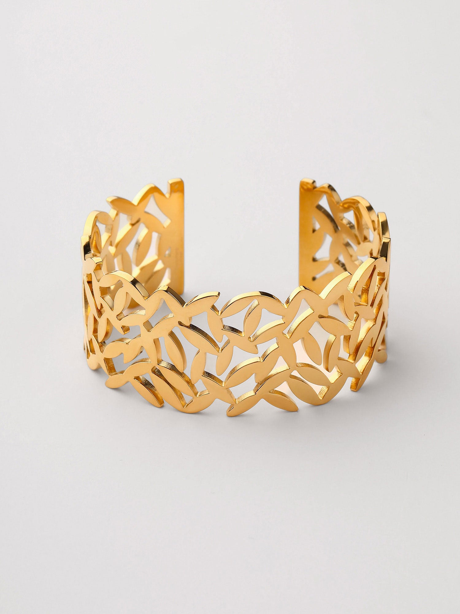 Braceletes Astra Pulseira Aberta Dourado